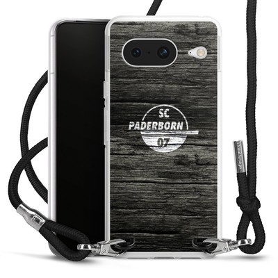 DeinDesign Hülle mit Band Handykette Google Pixel 8 Wood Texture SCP