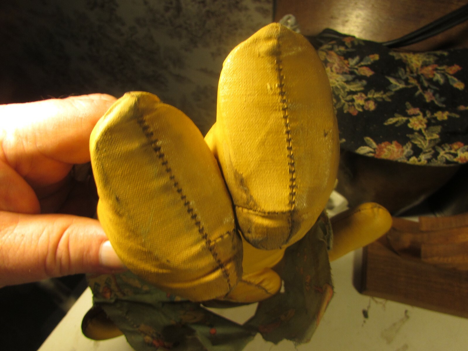 Vintage 1950'S Vinyl Stuffed animal, Bunny Gem