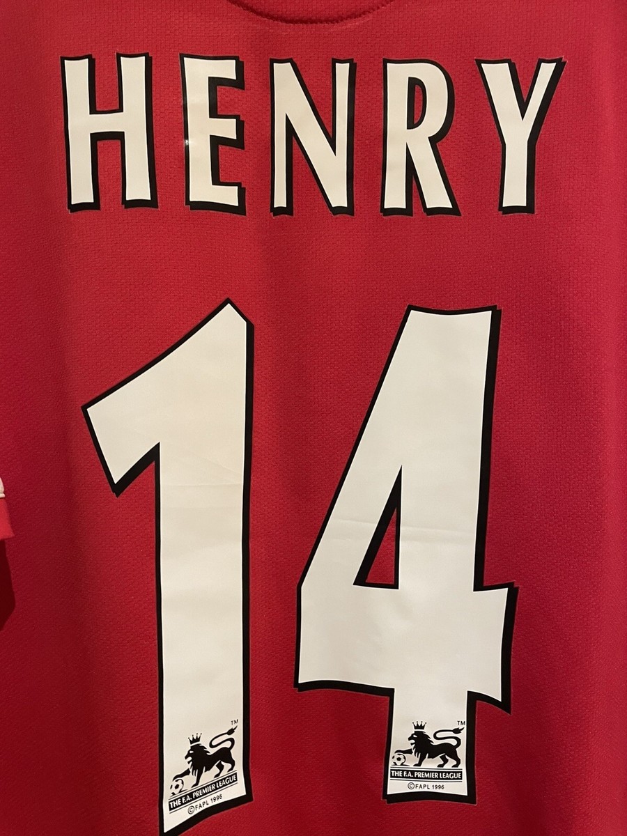 Arsenal 2006/07/08 Home Shirt HENRY 14 Men's XL VGC | eBay UK