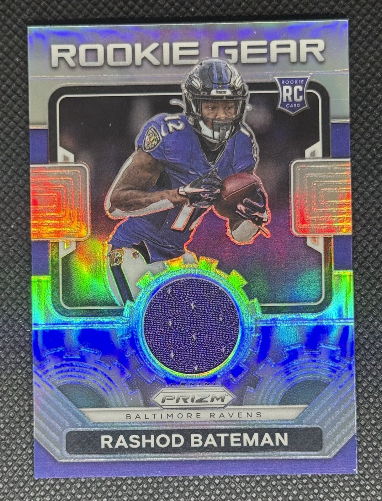 Rashod Bateman Panini Prizm Rookie Gear Relics #RG10 Base