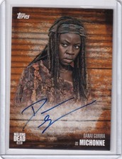 Topps Walking Dead Season 6 Autograph Auto Card Danai Gurira Michonne /99