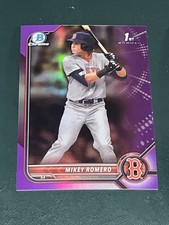 2022 Bowman Draft Chrome Mikey Romero PURPLE /250