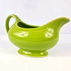 Fiesta Ware Sauceboat Gravy Boat in Lemongrass Green 18.5 oz USA Homer Laughlin