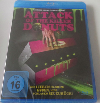 Attack of the Killer Donuts  (uncut ) / Blu Ray Horror Komödie OVP