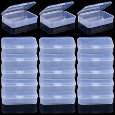 18 Pack Clear Plastic Playing Card Deck Storage Boxes