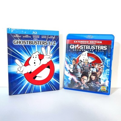 Ghostbusters I & II Blu-ray & Digibook Lot With Ghostbusters Answer The Call