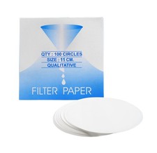 Eisco Labs Premium Qualitative Filter Paper, 11cm Dia., Medium Speed 85...
