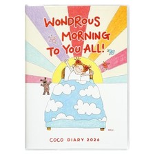 Greeting Life Coco-chan 2026 Planner B6 Size Weekly Softcover Morning CD-1371-RY