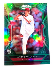 Andre Pallante 2022 Chronicles Certified Rookie Green #/5 39 RC Cardinals