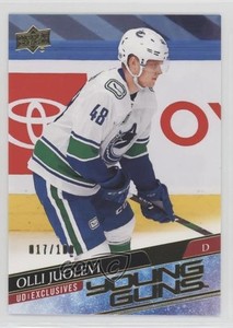 2020-21 Upper Deck Young Guns UD Exclusives /100 Olli Juolevi #222 Rookie RC