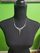 Charming Charlie Rhinestone Pave Necklace