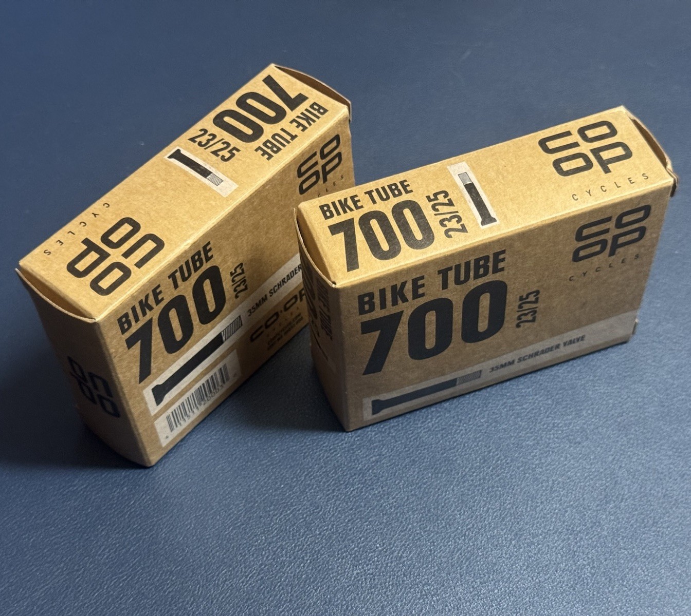 2 pack Co-op Cycles Bike Tube 700 Inner Tube 700C 23/25 Schrader Valve 35mm