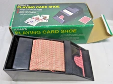 Jobar's Dealer Playing Card Shoe, Vintage, Holds Up to 4 Decks of Cards – Great