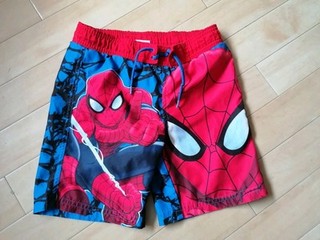 Boys Spiderman Swimming Trunks. Age 4 Years