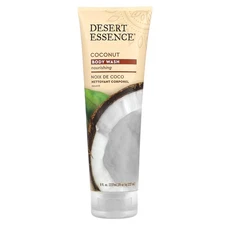 Desert Essence Coconut Body Wash 8 fl oz 237 ml Biodegradable, Cruelty-Free,