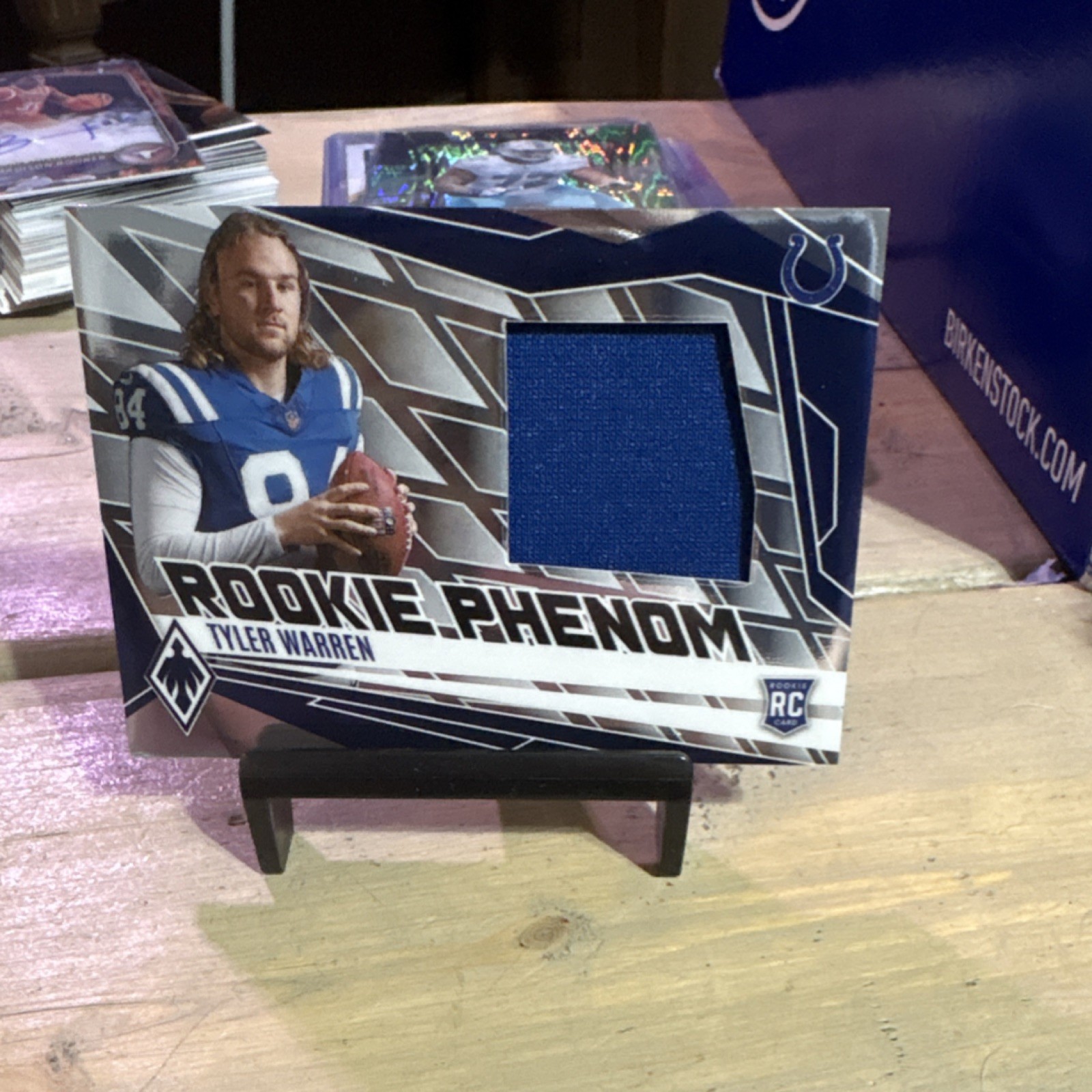 2025 Panini Phoenix Rookie Phenom Jersey Tyler Warren #PJY-TWN Colts NFL