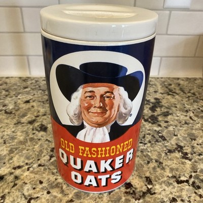 Vintage Ceramic Quaker Oats  Collectible Limited Ed. W/Cookie Recipe