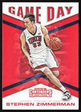 2016 Panini Contenders Draft Game Day Stephen Zimmerman #19 UNLV