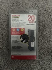 Square D HOM120PDFC Dual Function CAFI/GFI Circuit Breaker Plug-On Neutral
