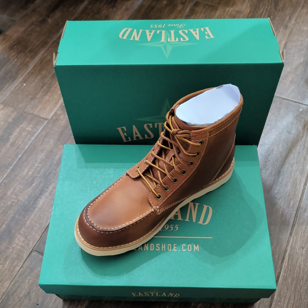 Eastland 1955 Edition Lumber Up Peanut Leather 10 D (M) | eBay