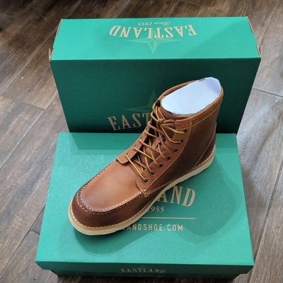 Vintage EastLand 1955 Edition Leather Winter Boots Size 9D Eastland | Eastland 1955 Edition Lumber Up Peanut Leather  main image 2