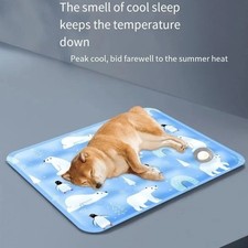 Dog Cooling Mat Pet Bed Summer Ice Pad Washable Cool Blanket For Dogs Cats