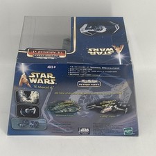 Star Wars Micro Machines Action Fleet Tie Advanced Fighter x1 r w Stand 2002 New