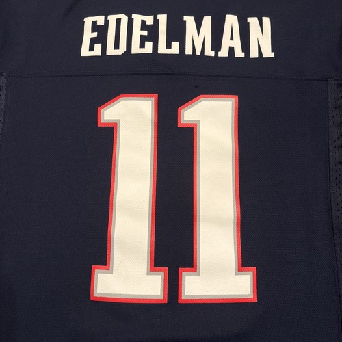 New England Patriots Julian Edelman Jersey Size L 14/16 EUC NFL Players - Picture 6 of 6