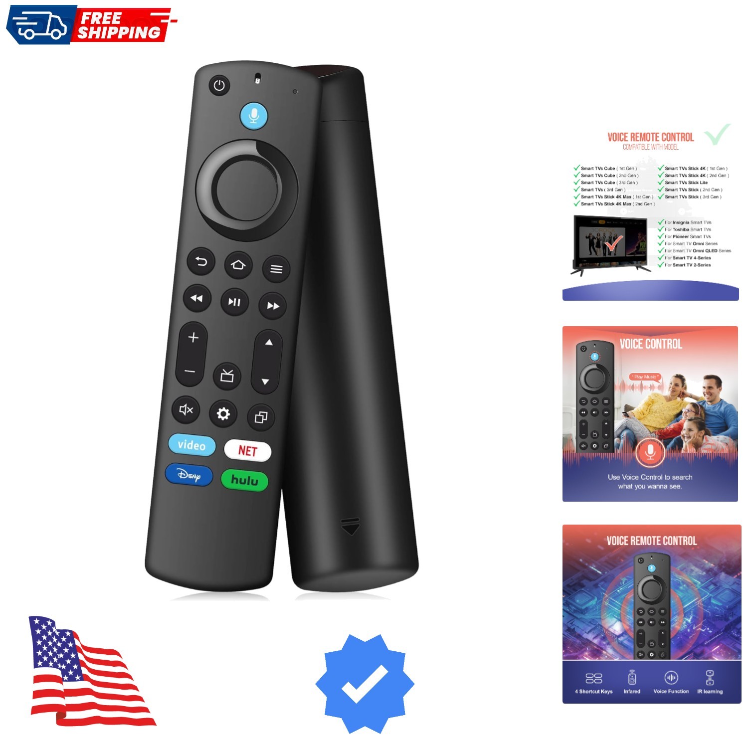 Control Fit For Fire Smart Tv Stick 4k Max/4k 1s...