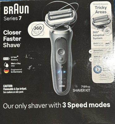 Braun Series 7 360 Flex Waterproof 3-Speed Men's Electric Shaver
