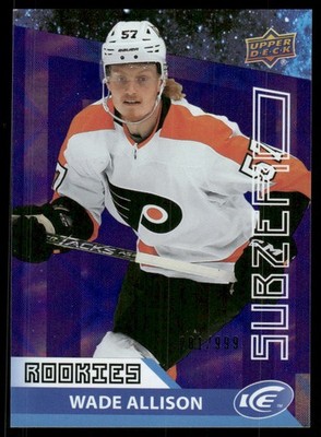 2021-22 Upper Deck Ice #SZ-47 Wade Allison Sub Zero #/999