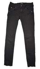 Hudson Jeans Womens 27 Black Skinny Flap Pocket Made In USA Stretch Denim