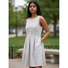 Hollister Women/Juniors Sleeveless Fit & Flare Peephole Back Dress Vacation Med