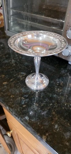 gorham strasbourg sterling silver 6.25" compote, #1140