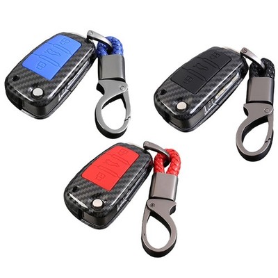 Car Remote Key Fob Cover For A4L A5 A6L A3 Q7 Q3 Q5L A8L ABS+Silica Skin Holder