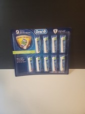New Sealed Oral-B Advanced Clean Replacement Brush Heads (9-Pack)