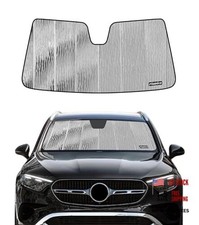 Windshield Sunshade for Mercedes 2020-2026 GLE  2020-2026 GLS Silver AstraGuard 