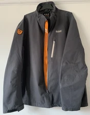 DAF Trucks Jacket Mens 3XL Grey High Gear Lightweight Waterproof Work Coat