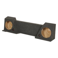 QPower GMC/Chevy Extended Cab Dual 10-Inch Empty Woofer Box Model BQGMC102007HT