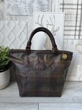 Borsa a mano vintage Mulberry Scotchgrain tartan Grab Bag