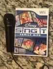 Disney's Sing It Family Hits With Microphone for the Nintendo Wii