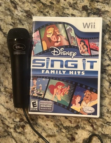 Disney's Sing It Family Hits With Microphone for the Nintendo Wii