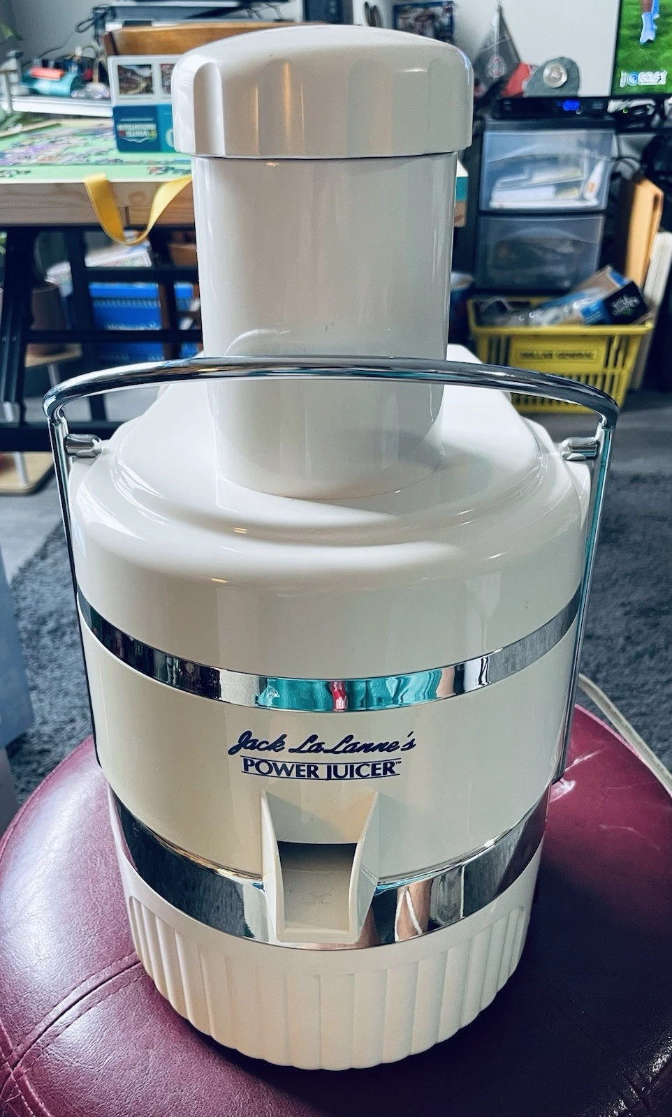 Jack LaLanne Power Juicer Model CL-003AP Complete w Tool , Manual , Recipe CLEAN
