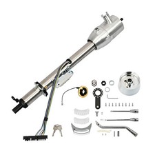Stainless 28 Gm Tilt Automatic Shift Steering Column Wignition Key Adapter Stainless 28 Gm Tilt Automatic Shift Steering Column Wignition Key Adapter