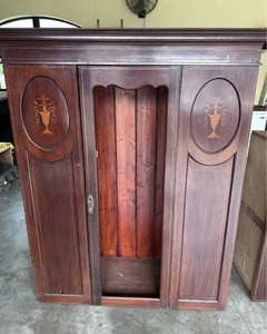 Antique Solid Wood Inlay Wardrobe - Project
