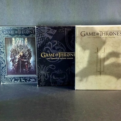 Game Of Thrones Season 1 2 3 DVD Box Set Lot HBO 2011