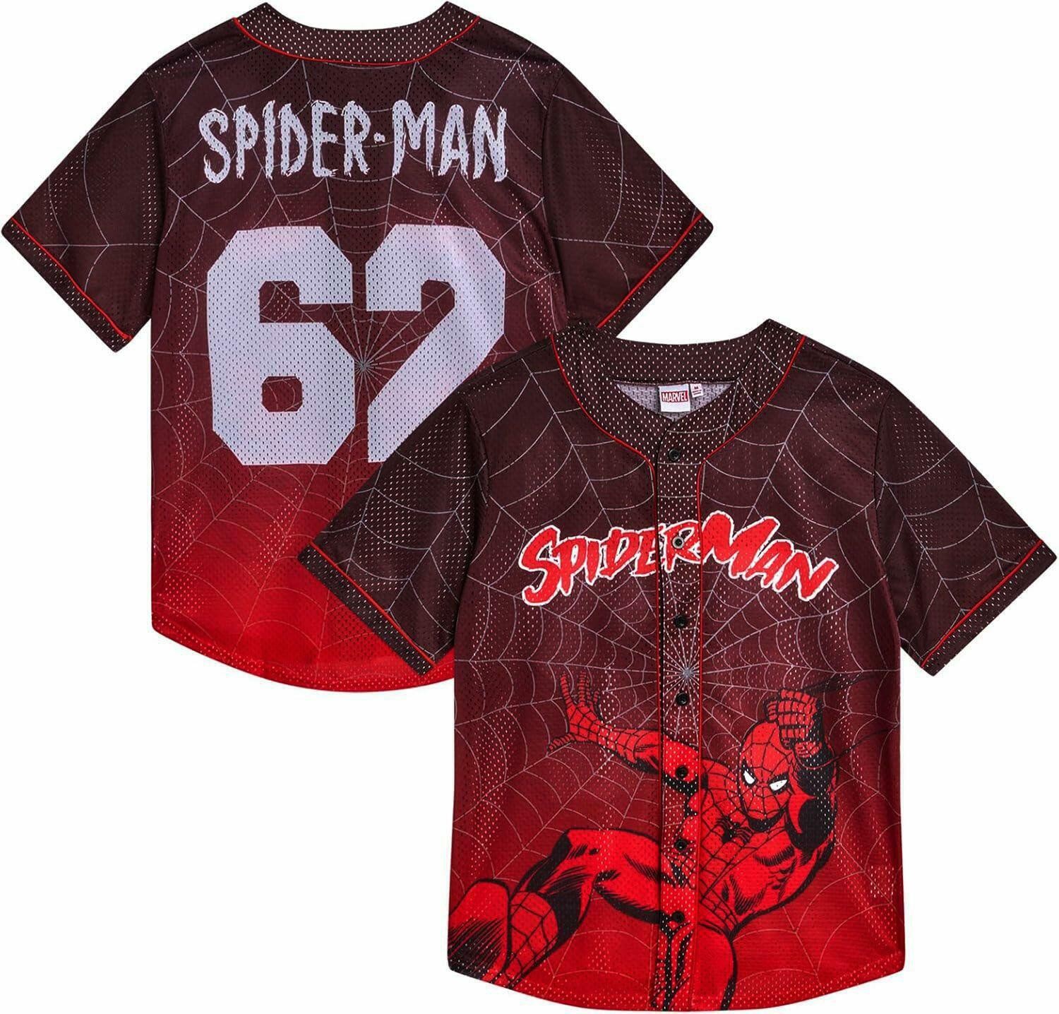 Marvel Spider-Man Mesh Baseball Jersey