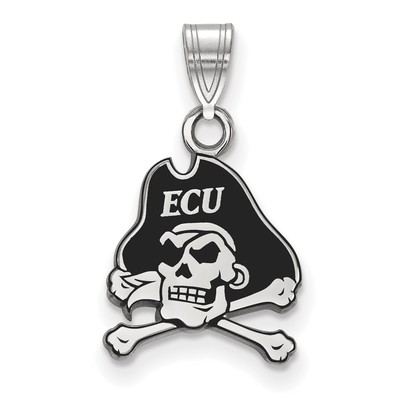 Kleiner Pirat-Anhänger Sterlingsilber LogoArt East Carolina University SS027 ECU