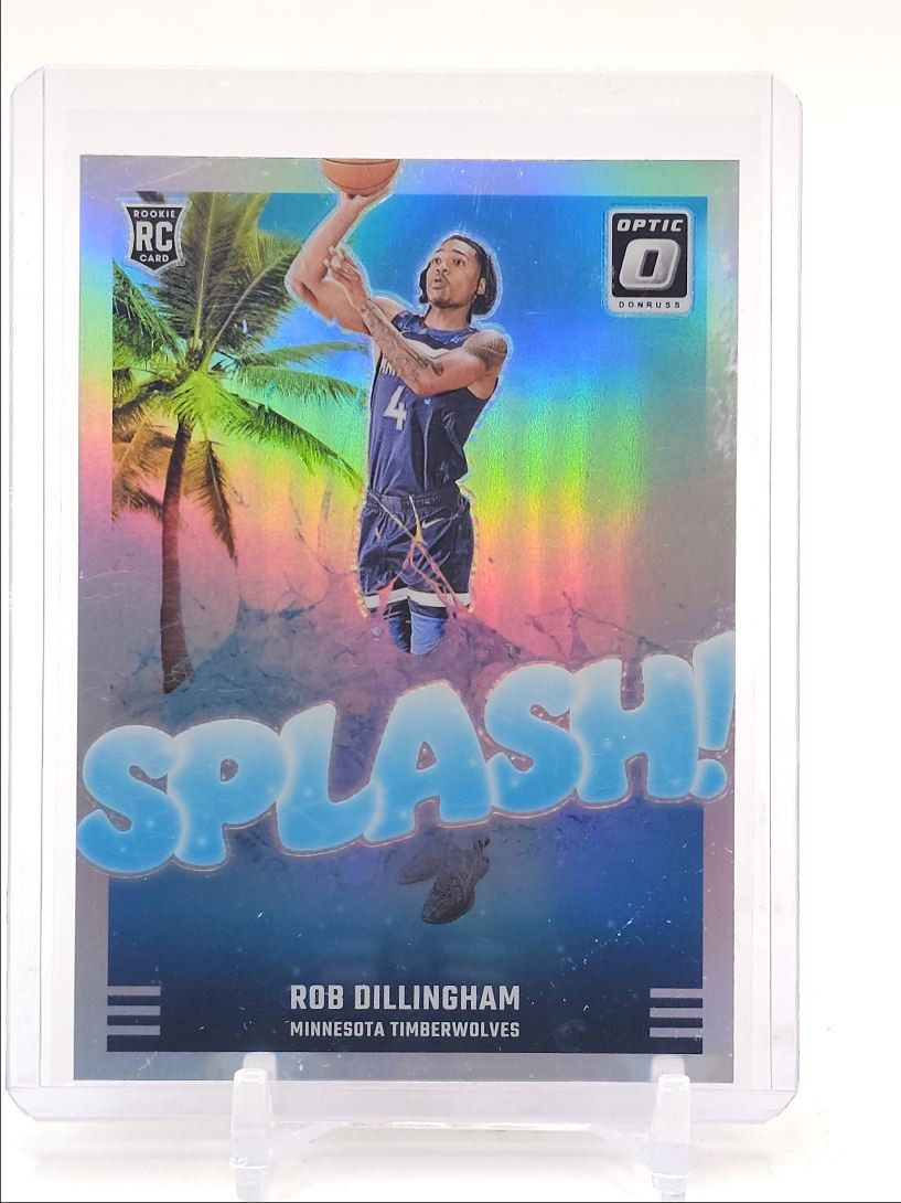 ROB DILLINGHAM 2024-25 DONRUSS OPTIC SPLASH ROOKIE HOLO PRIZM #8 A RC Q5722