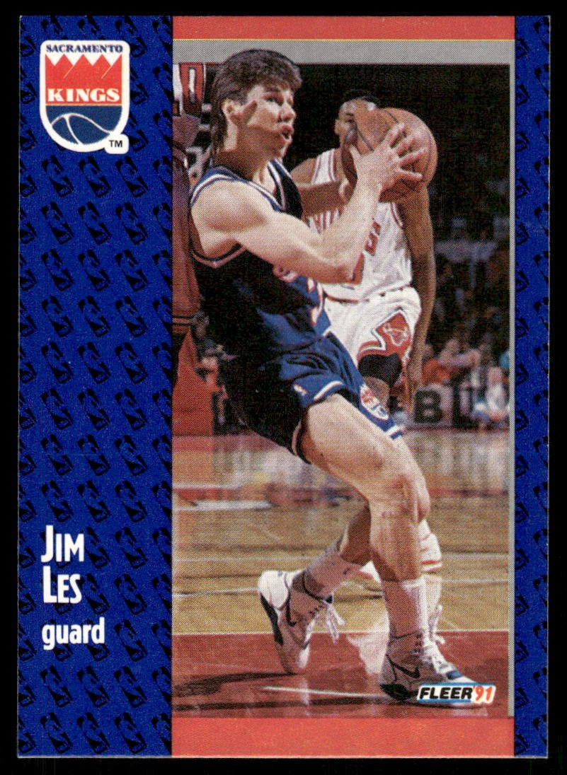 1991-92 Fleer #176 Jim Les
